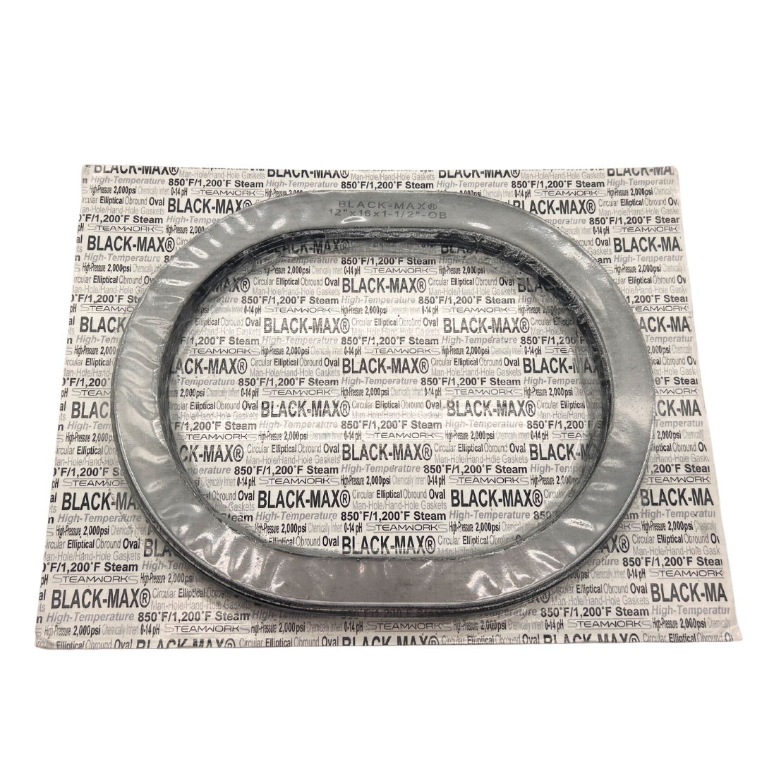 Black Max Boiler Manhole Gaskets 2 Pack