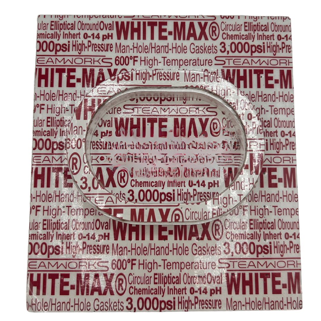 White Max Handhole Gaskets 6 Pack