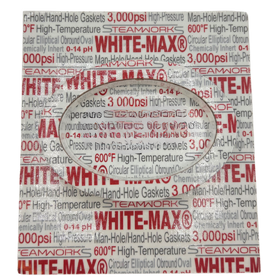 White Max Handhole Gaskets 6 Pack