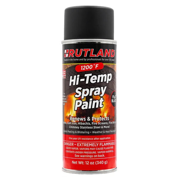 Rutland 1200°F Hi-Temp Spray Paint