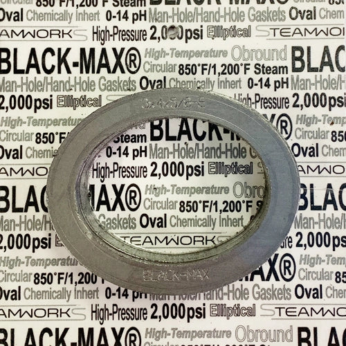 Black Max Boiler Manhole Gaskets Elliptical & Obround BoilerGasket